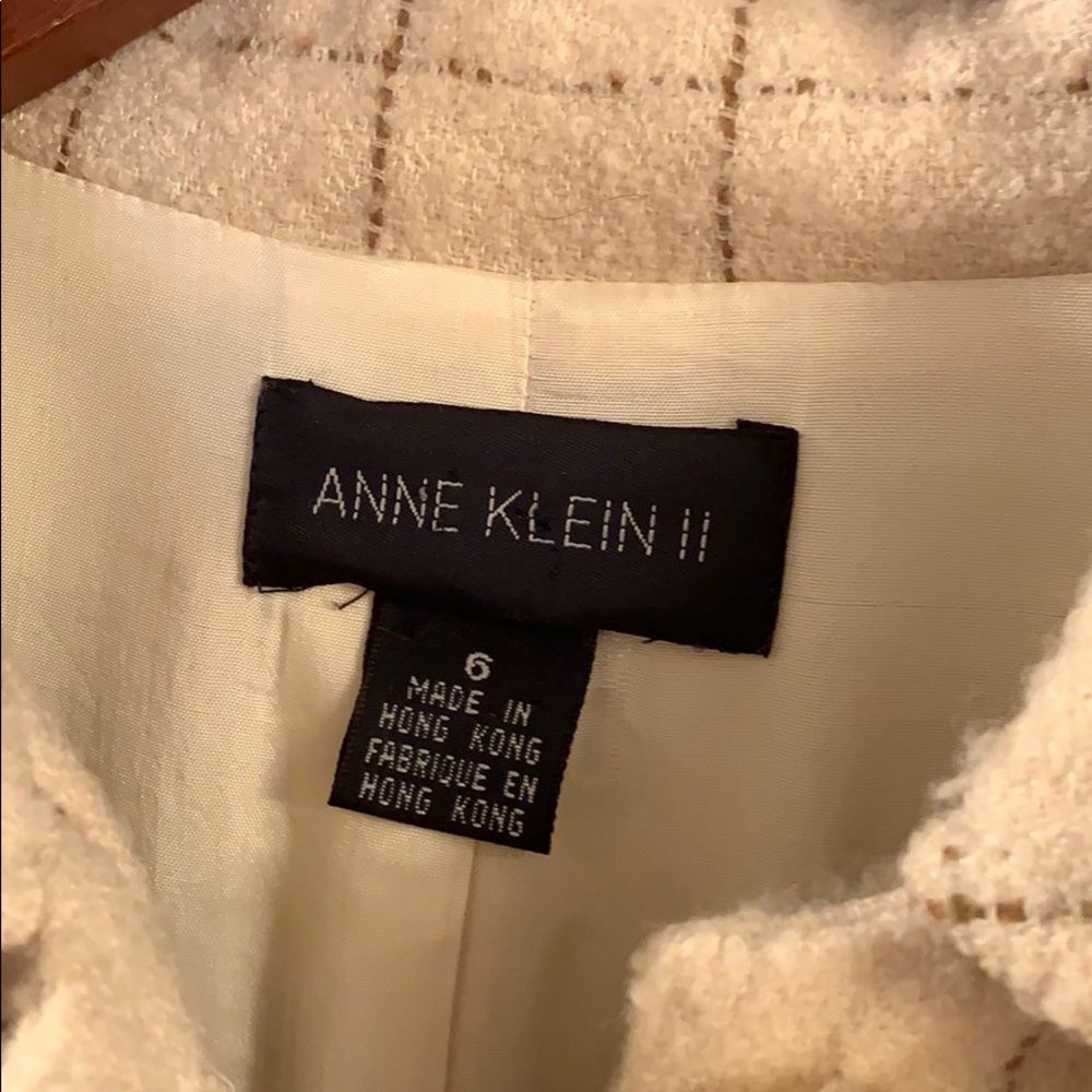 Windowpane Suit With Matching Blouse - image 3